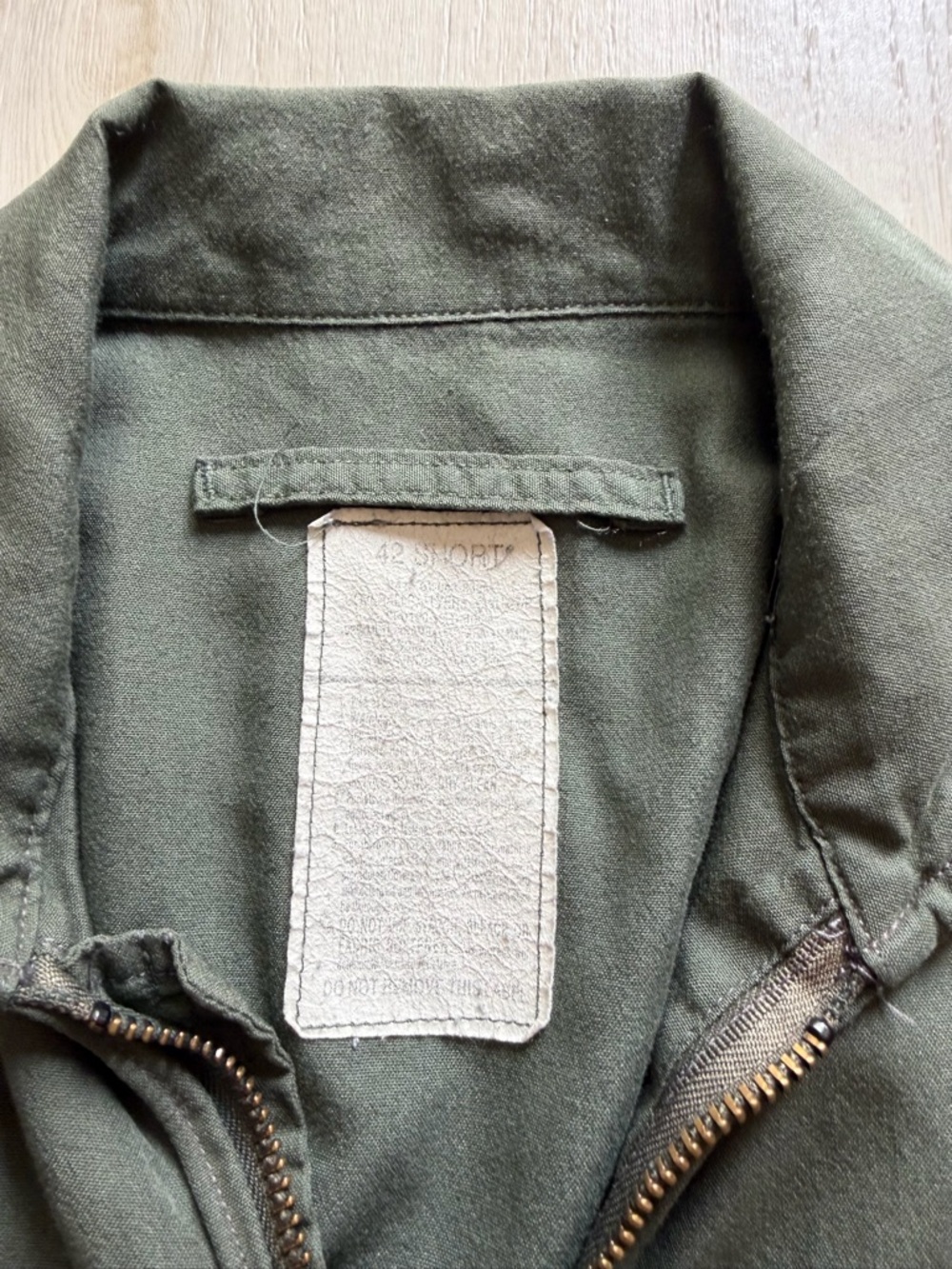 Vintage USAF Sage Green CWU-27/P Summer Flyer's Coveralls Air Force Sz 42 Short - Picture 5 of 13